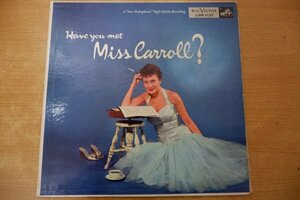 X3-033＜LP/US盤/美盤＞Barbara Carroll Trio / Have You Met Miss Carroll?