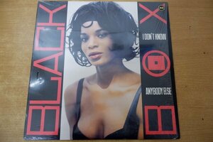 X3-062＜12inch/US盤/美品＞Black Box / I Don't Know Anybody Else