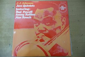 X3-064＜LP/仏盤/美盤＞J.J. Johnson Featuring: Bud Powell, Sonny Rollins, Max Roach / Jazz Quintets