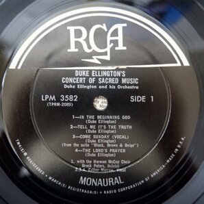 X3-304＜LP/US盤/美盤＞デューク・エリントン Duke Ellington / Duke Ellington's Concert Of Sacred Musicの画像4