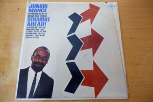 Z3-338＜LP/US盤/美盤＞ジュニア・マンス Junior Mance / Straight Ahead!