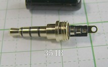 管理番号＝3J084　　　自作用　φ3.5mm　4極ミニプラグ　354B　金メッキ　1個　_画像3