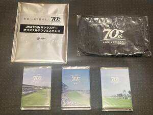 *JRA 70th thanks te- original acrylic fiber stand Ver4 green .... memory ( Tokyo, Nakayama, Niigata ) etc. free shipping *