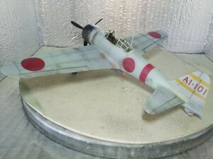 タミヤ1/48完成品「零戦21型・A6M2」航空母艦 赤城戦闘機隊所属 飛行隊長 板谷茂少佐 搭乗機