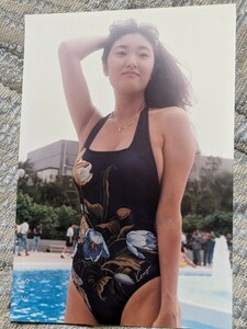 飯島みゆき　1992年　富士急ハイランド　アイドル水着撮影会　生写真　極美品　超希少