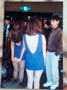 マルカツ　レースクイーン　青衣装　2人　1992年 大阪　幕張メッセ　モーターショー　生写真　超極美品　超希少