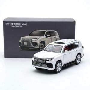 JKM 1/64 LEXUS LX600 2022 ホワイト モデルカー ミニカー レクサス SUV