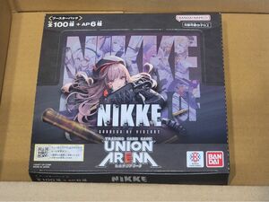 初回生産版 UNION ARENAブースターパック 勝利の女神 NIKKE 1BOX テープ付き