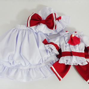 MDD 東方Project二次創作/レミリア・スカーレットの衣装（白×赤）の画像8