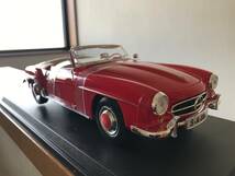 ラスト 希少 レア Maisto マイスト 1:18 6+ 1955 Mercedes-Benz 190SL 赤　ベンツ_画像8