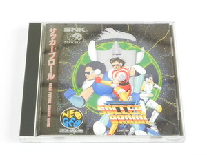  Neo geo CD for soft soccer blow ru operation goods 1 jpy ~