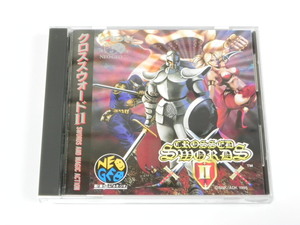  Neo geo CD для soft cross War doⅡ рабочий товар 1 иен ~