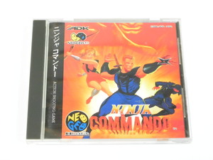  Neo geo CD for soft Ninja commando - operation goods 1 jpy ~