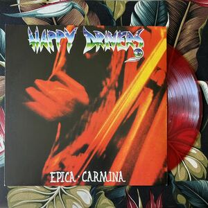 Happy Drivers Red Vinyl LP Epica Carmina .. Crazy Love Records サイコビリー ロカビリー