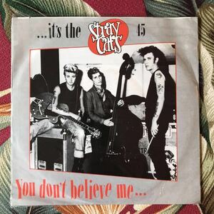 STRAY CATS UK ‘81 新品デッドストック シールド 7inch You Don’t believe me ロカビリー ストレイキャッツ