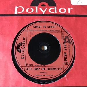 COAST TO COAST UK Press 7inch LET’S JUMP THE BROOMSTICK ロカビリー