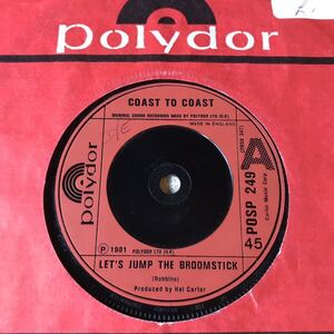 COAST TO COAST UK Press 7inch LET’S JUMP THE BROOMSTICK ロカビリー