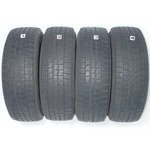 16インチ パンク修理歴なし DUNLOP ノーマルタイヤとして出品 石油系溶剤ワックス不使用 205/65 R16 タイヤ溝深さ：5～7mm台 2013年製 中古