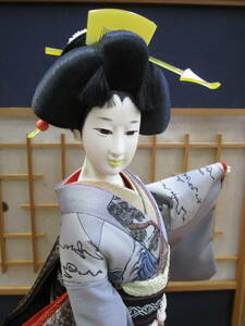 ○ 日本人形 寿美礼作 お梶 約53cm 着物 伝統 置物 飾り物 ○K04-0530