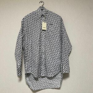 SS18★VETEMENTS★ヴェトモン★ All Over Logo L/S Shirts★オールオーバー ロゴ★L/Sシャツ★