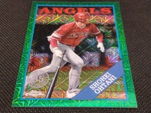 大谷翔平 99枚限定 グリーン 【2023 TOPPS CHROME SILVER PACK SERIES 2 SHOHEI OHTANI 2T88C-25 GREEN MOJO REFRACTOR】 _画像3