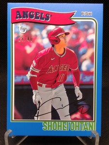 大谷翔平 40枚限定 ブルー 【2023 TOPPS BROOKLYN COLLECTION #17 SHOHEI OHTANI BLUE PARALLEL】 エンジェルス ドジャース レア