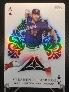 スティーブン・ストラスバーグ エース 【2023 TOPPS SERIES 1 ALL ACES STEPHEN STRASBURG AA-21】 ワシントン・ナショナルズ MLB