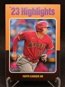 大谷翔平 【2024 TOPPS HERITAGE BASEBALL '23 HIGHLIGHTS #7 SHOHEI OHTANI】 ロサンゼルス・エンジェルス ドジャース