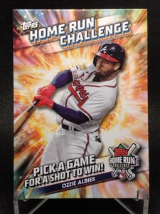 オジー・アルビーズ ホームランチャレンジ 【2024 TOPPS SERIES 1 HOME RUN CHALLENGE OZZIE ALBIES HRC-6】アトランタ・ブレーブス