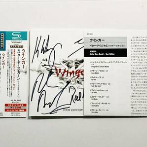 ウインガー/ベター デイズ カミン ツアー・エディション 帯付♪ サイン入り 廃盤レア 希少 Winger Better Days Comin’の画像3