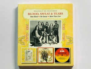 2CD☆BLOOD,SWEAT&TEARS/New Blood☆No Sweat☆More Than Ever リマスター盤 廃盤レア ブラッド、スウェット&ティアーズ 