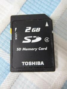 東芝 SDメモリーカード 2GB 黒 Class4