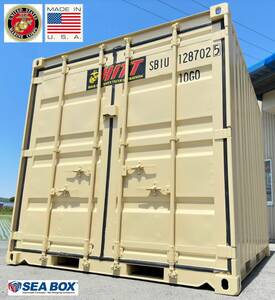 [ вооруженные силы США сброшенный товар ] прекрасный товар USMC двусторонний открытие steel Mini контейнер шкаф место хранения ракушка ta- Setagaya основа секрет основа земля мотоцикл гараж ( прямой )*KE18AM-N#24