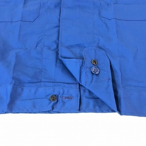【米軍放出品】未使用品 半袖シャツ Lサイズ 20枚 ジャケット メンズ 青/ブルー (120)☆CE8Hの画像4