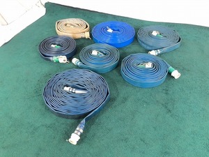 [ the US armed forces discharge goods ] hose 7ps.@13m water supply water sprinkling fire fighting agriculture pump gardening (160/180) *BE15GK-W#24