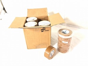 [ the US armed forces discharge goods ] unused goods masking tape width 48mm× length 54m×24 volume gum tape natural craft lustre (120) *CE22B