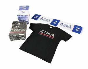 【未使用品】 ZIMA ロゴTシャツ Lサイズ13枚 サポーターズタオル17枚 (140) ☆BE6JK-W#24