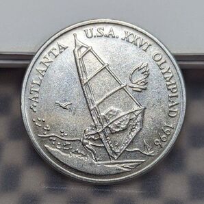 ルーマニア 記念硬貨 サーフィン アタランタ オリンピック 五輪 非流通コイン 1996年夏季オリンピック r529-③-v