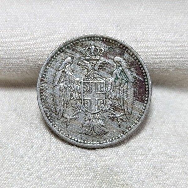 セルビア王国 20Para 1912年 ペータル一世 レア 近代 コイン 古銭 アンティーク s728-08-v