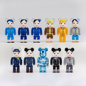 BE@RBRICK for ANA ANA創立70周年記念 歴代制服コレクション 100% ベアブリック ANAオリジナル