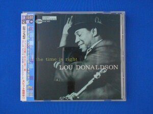 cd21595◆CD/LOU DONALDSON ルー・ドナルドソン/THE TIME IS RIGHT ザ・タイム・イズ・ライト＜初回生産限定盤＞/中古