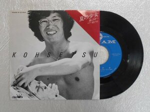 recB00339◆レコード/南こうせつ/夏の少女 男たちよ/EP/中古