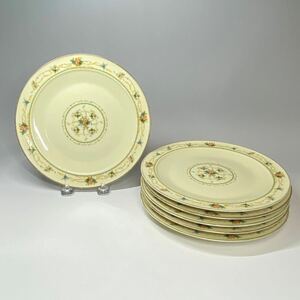 希少シリーズ ノリタケ noritake ノルマンディー normandy 20cm ケーキ皿 花柄 フルーツ 花籠 金彩 食器 洋食器 プレート 中皿 