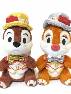 チップとデール　ハピネスイズヒア　ぬいぐるみバッジ ディズニー TDS