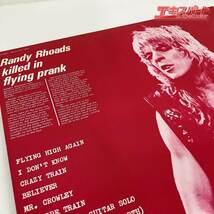 【希少】12インチ LP レコード OZZY OSBOURNE オジー・オズボーン LIVE! from K.B.F.H 1981 First American tour ミスマ店_画像7