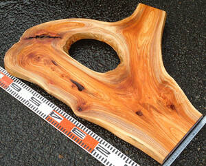  zelkova, super piece . shape, nature . taking place . hole attaching,... eminent! ear attaching processing board 