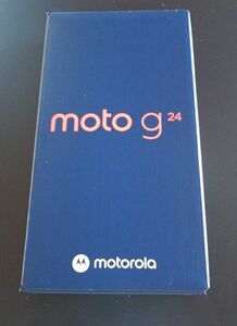 【本日14時まで発送可】MOTOROLA moto g24 マットチャコール 8GB 128GB Android14