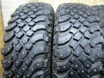 札幌発☆最落なし★BF Goodrich Mud-Terrain T/A KM LT285/75R16 4本 スパイク ホワイトレター 売切り_画像3