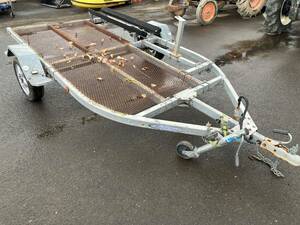  Sapporo departure * there is no highest bid!si- marine Boat Trailer -2 boat loading . selling up!