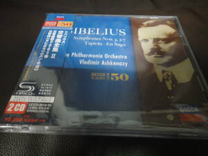 SHM-CD 　シベリウス　交響曲第３番５番６番７番、タピオラ、エン・サガ　アシュケナージ　国内盤　帯有り　
